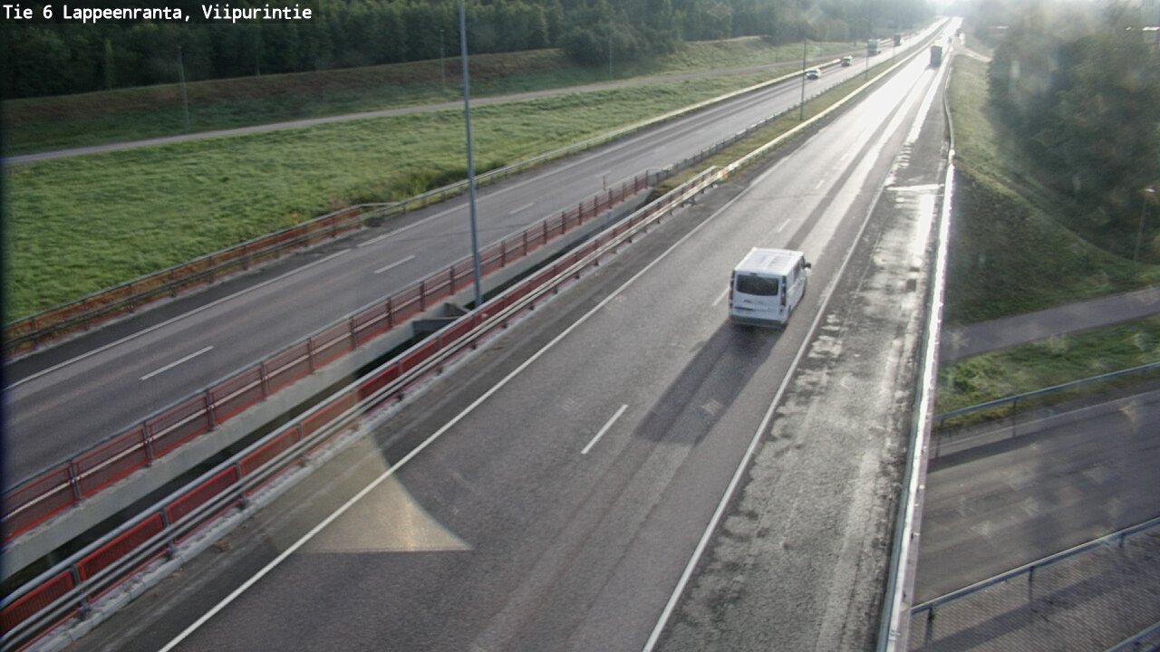 Weather Camera Image Road 6 Lappeenranta, Viipurintie, Lappeenranta, Etelä-Karjala