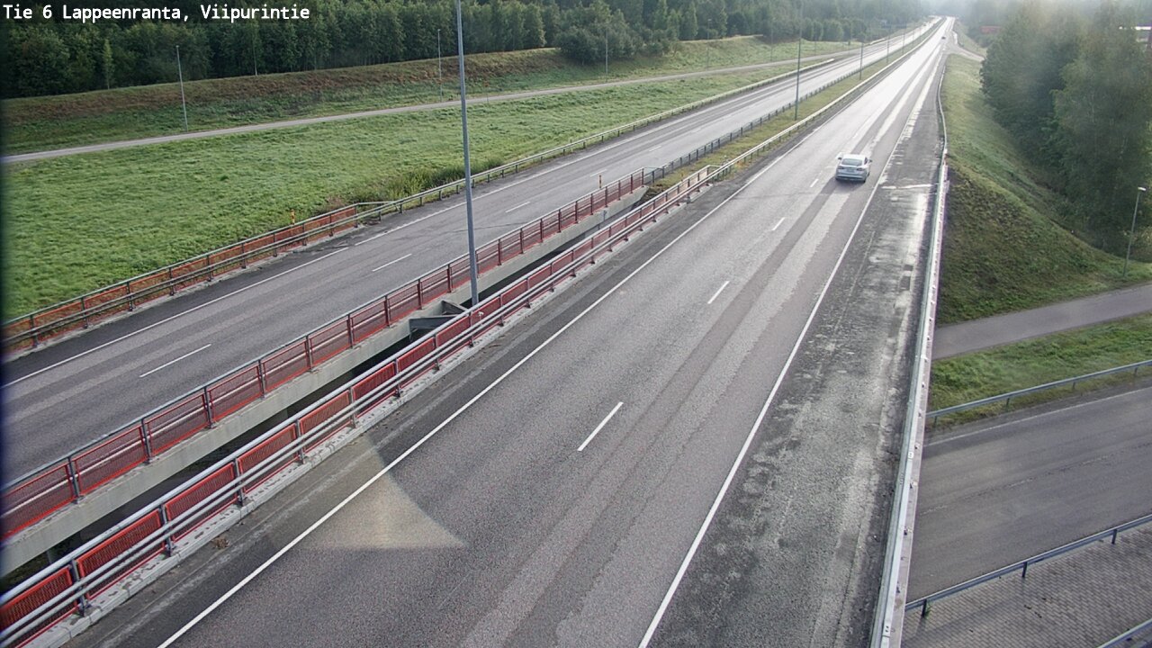 Weather Camera Image Road 6 Lappeenranta, Viipurintie, Lappeenranta, Etelä-Karjala