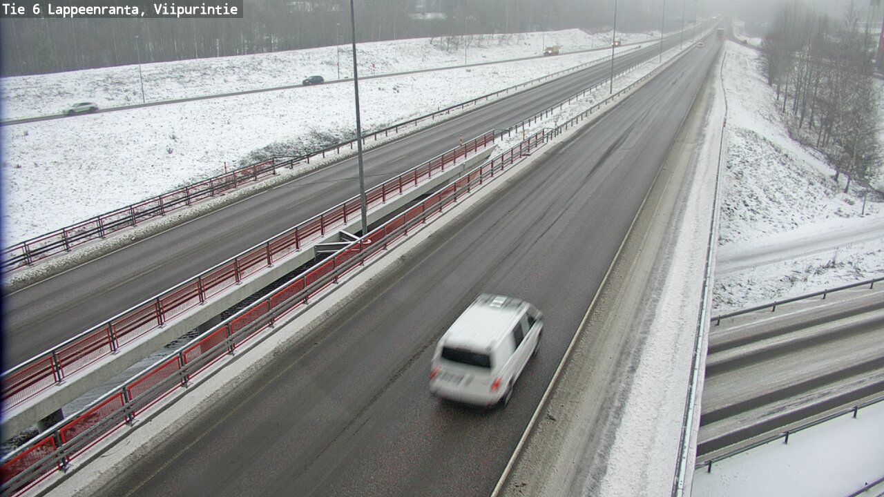 Weather Camera Image Väg 6 Villmanstrand, Viipurintie, Lappeenranta, Etelä-Karjala