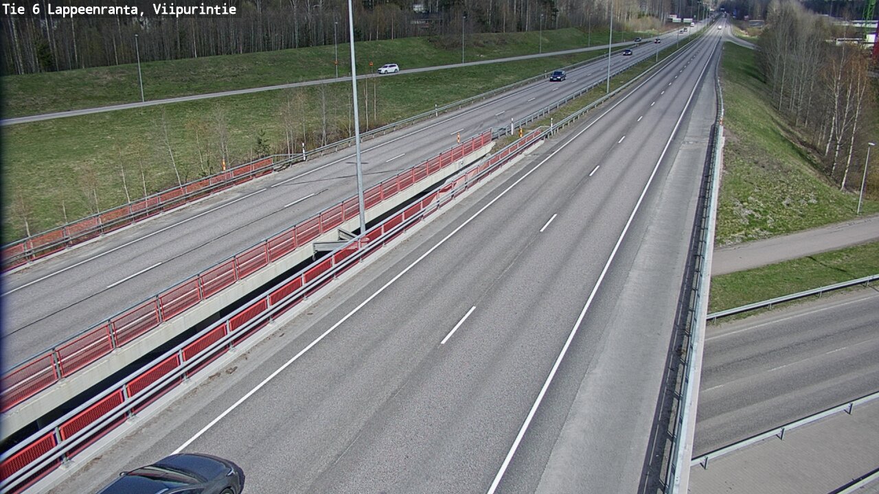 Weather Camera Image Road 6 Lappeenranta, Viipurintie, Lappeenranta, Etelä-Karjala