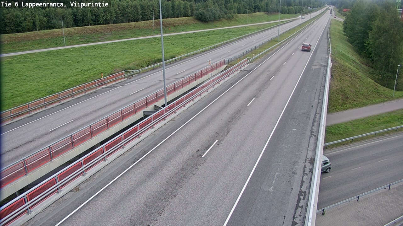 Weather Camera Image Road 6 Lappeenranta, Viipurintie, Lappeenranta, Etelä-Karjala