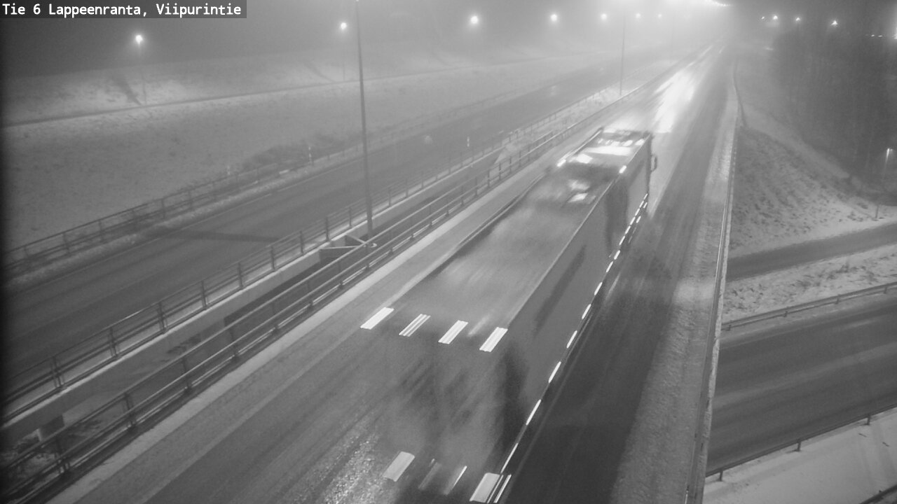 Weather Camera Image Väg 6 Villmanstrand, Viipurintie, Lappeenranta, Etelä-Karjala