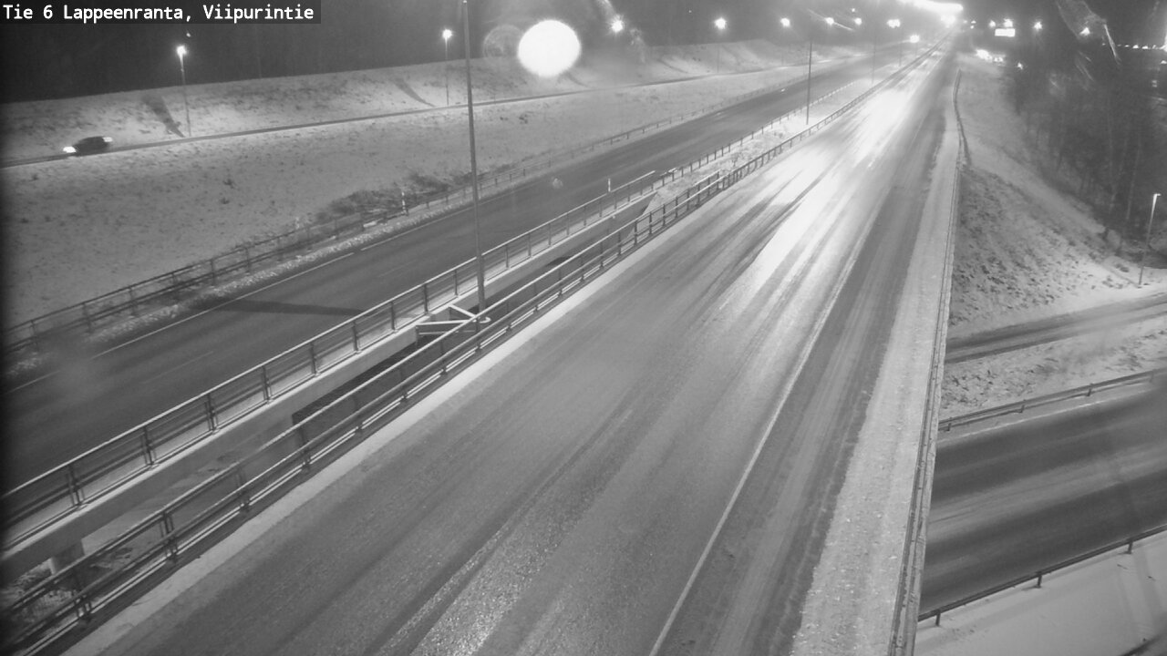 Weather Camera Image Väg 6 Villmanstrand, Viipurintie, Lappeenranta, Etelä-Karjala
