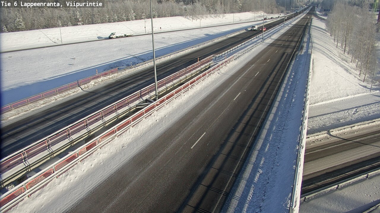 Weather Camera Image Road 6 Lappeenranta, Viipurintie, Lappeenranta, Etelä-Karjala