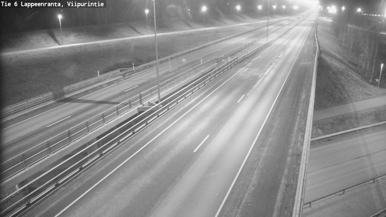 Weather Camera Image Road 6 Lappeenranta, Viipurintie, Lappeenranta, Etelä-Karjala