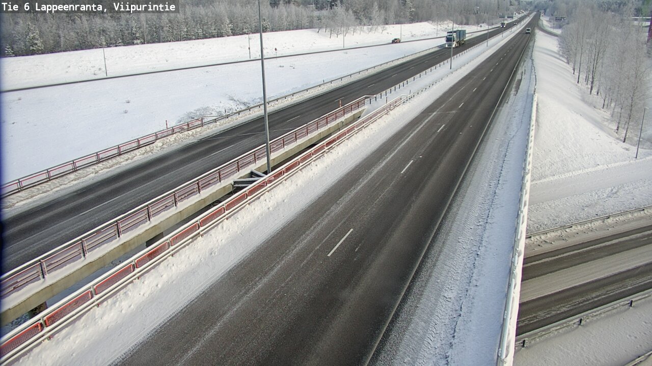Weather Camera Image Road 6 Lappeenranta, Viipurintie, Lappeenranta, Etelä-Karjala