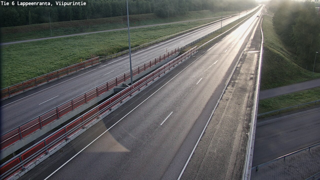 Weather Camera Image Road 6 Lappeenranta, Viipurintie, Lappeenranta, Etelä-Karjala
