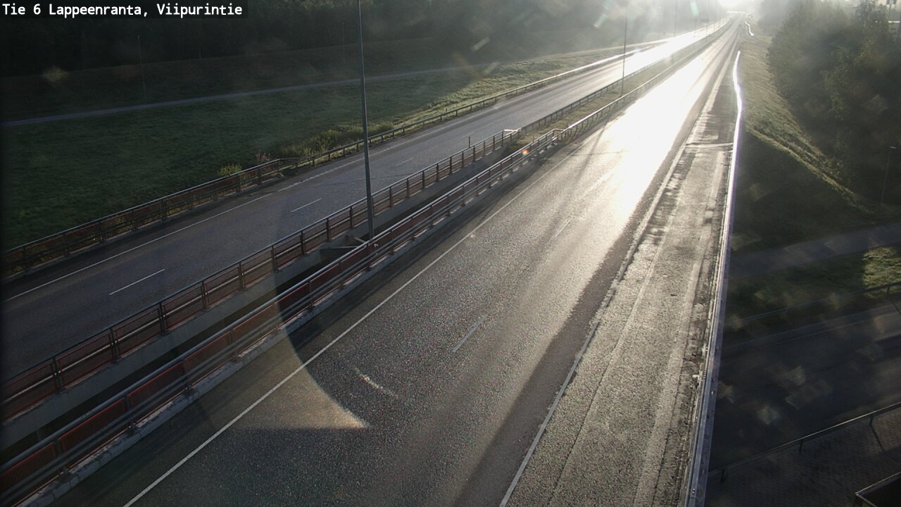 Weather Camera Image Road 6 Lappeenranta, Viipurintie, Lappeenranta, Etelä-Karjala