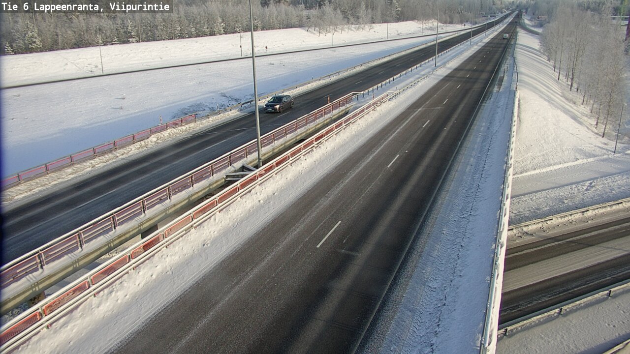 Weather Camera Image Road 6 Lappeenranta, Viipurintie, Lappeenranta, Etelä-Karjala