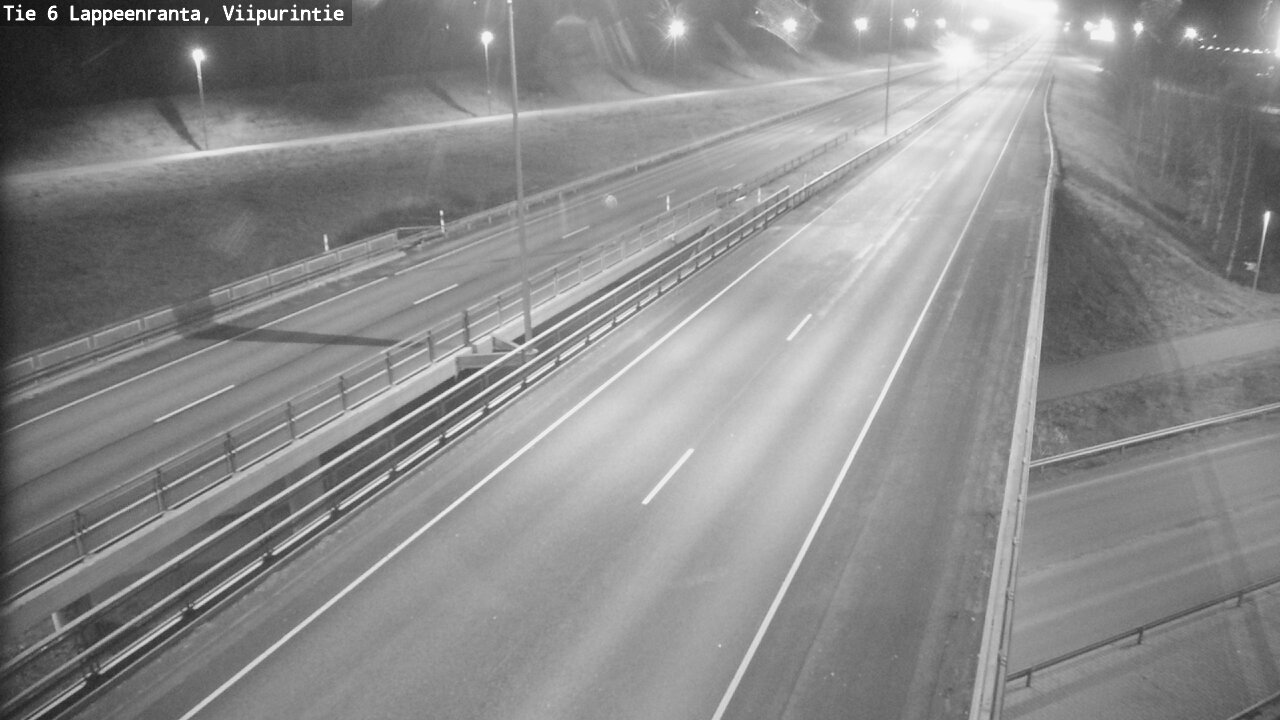 Weather Camera Image Road 6 Lappeenranta, Viipurintie, Lappeenranta, Etelä-Karjala