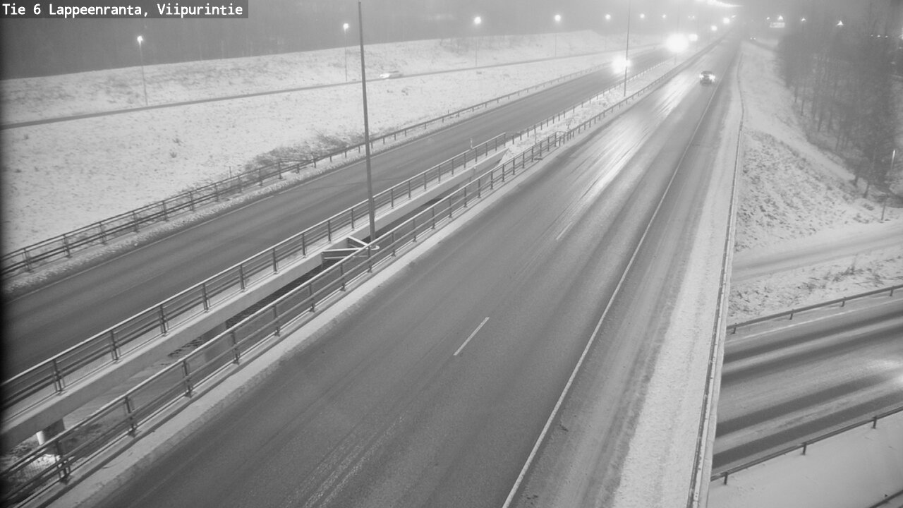 Weather Camera Image Väg 6 Villmanstrand, Viipurintie, Lappeenranta, Etelä-Karjala