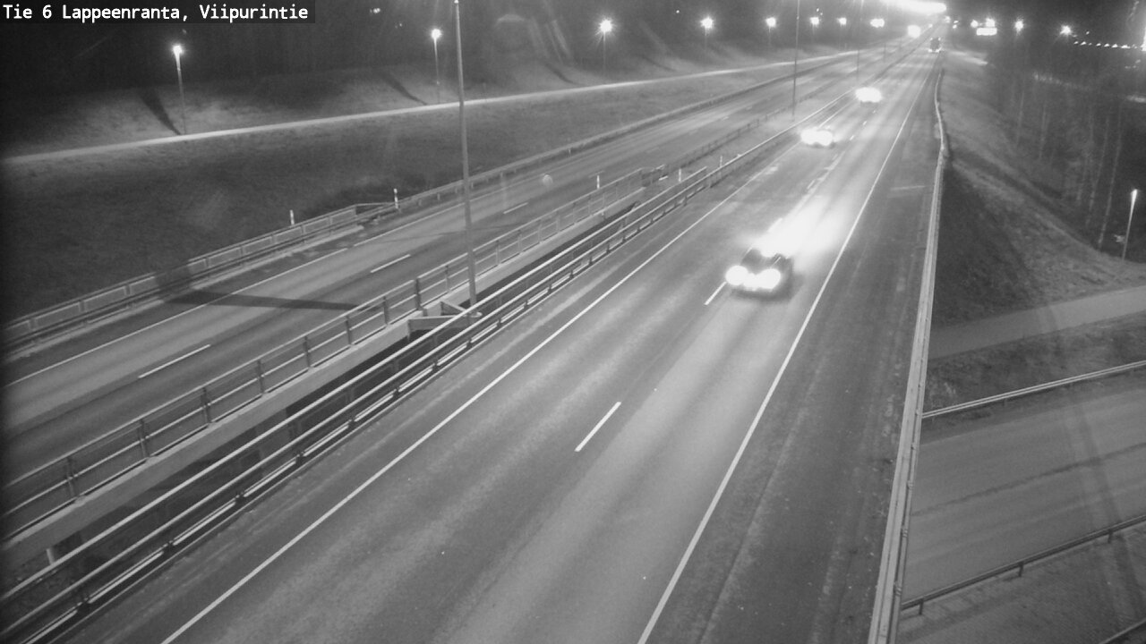 Weather Camera Image Väg 6 Villmanstrand, Viipurintie, Lappeenranta, Etelä-Karjala