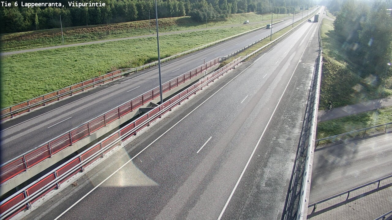 Weather Camera Image Road 6 Lappeenranta, Viipurintie, Lappeenranta, Etelä-Karjala