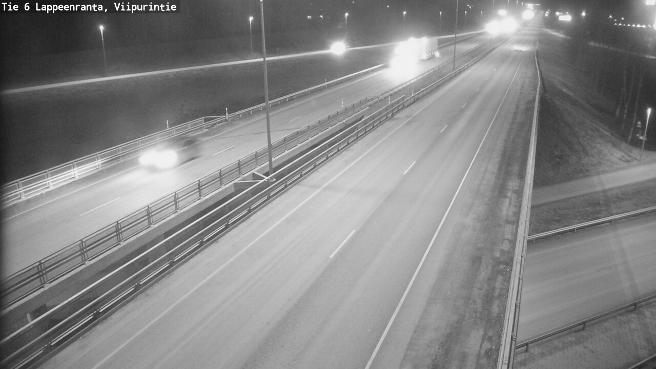 Weather Camera Image Road 6 Lappeenranta, Viipurintie, Lappeenranta, Etelä-Karjala