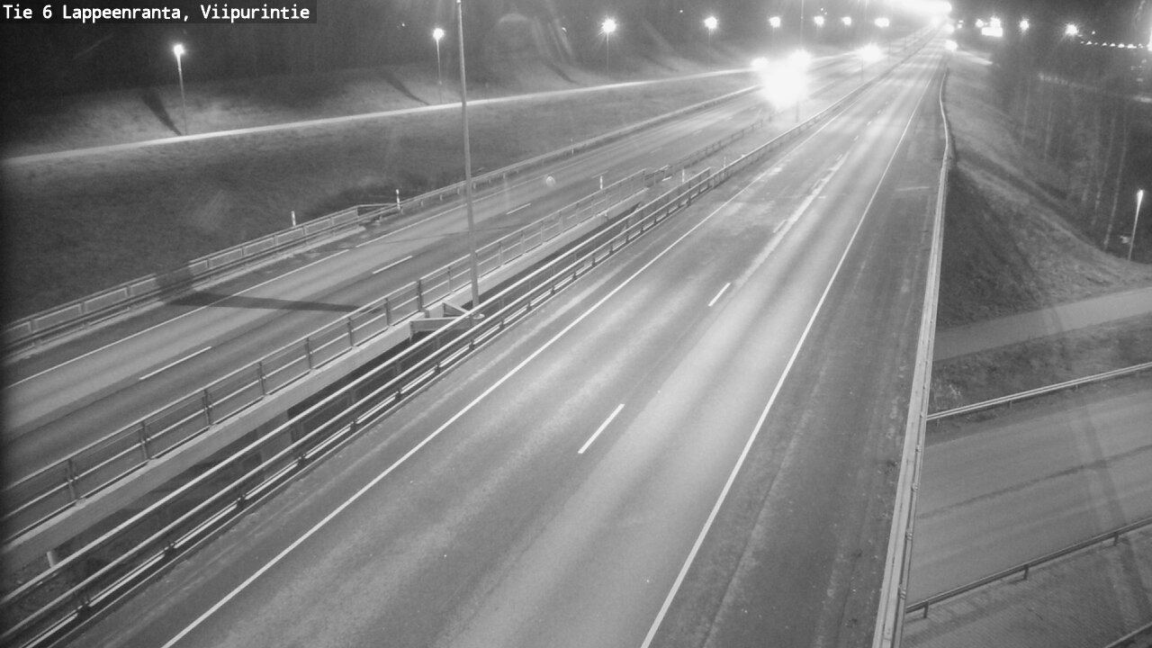 Weather Camera Image Väg 6 Villmanstrand, Viipurintie, Lappeenranta, Etelä-Karjala