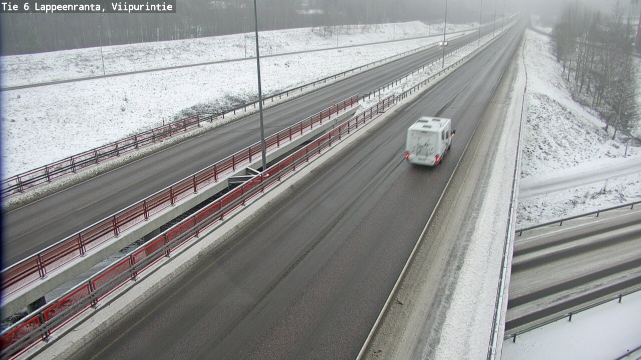 Weather Camera Image Väg 6 Villmanstrand, Viipurintie, Lappeenranta, Etelä-Karjala