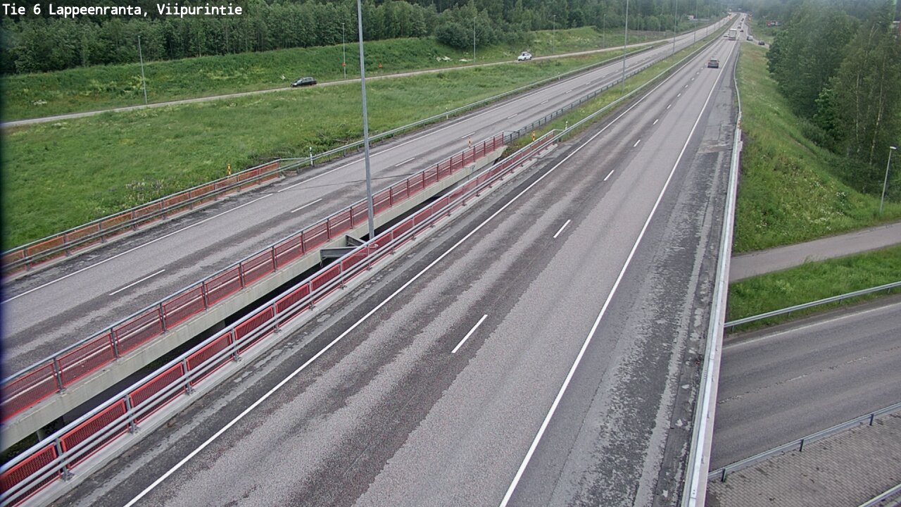 Weather Camera Image Väg 6 Villmanstrand, Viipurintie, Lappeenranta, Etelä-Karjala