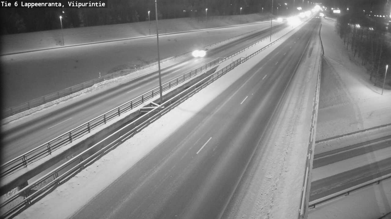 Weather Camera Image Road 6 Lappeenranta, Viipurintie, Lappeenranta, Etelä-Karjala