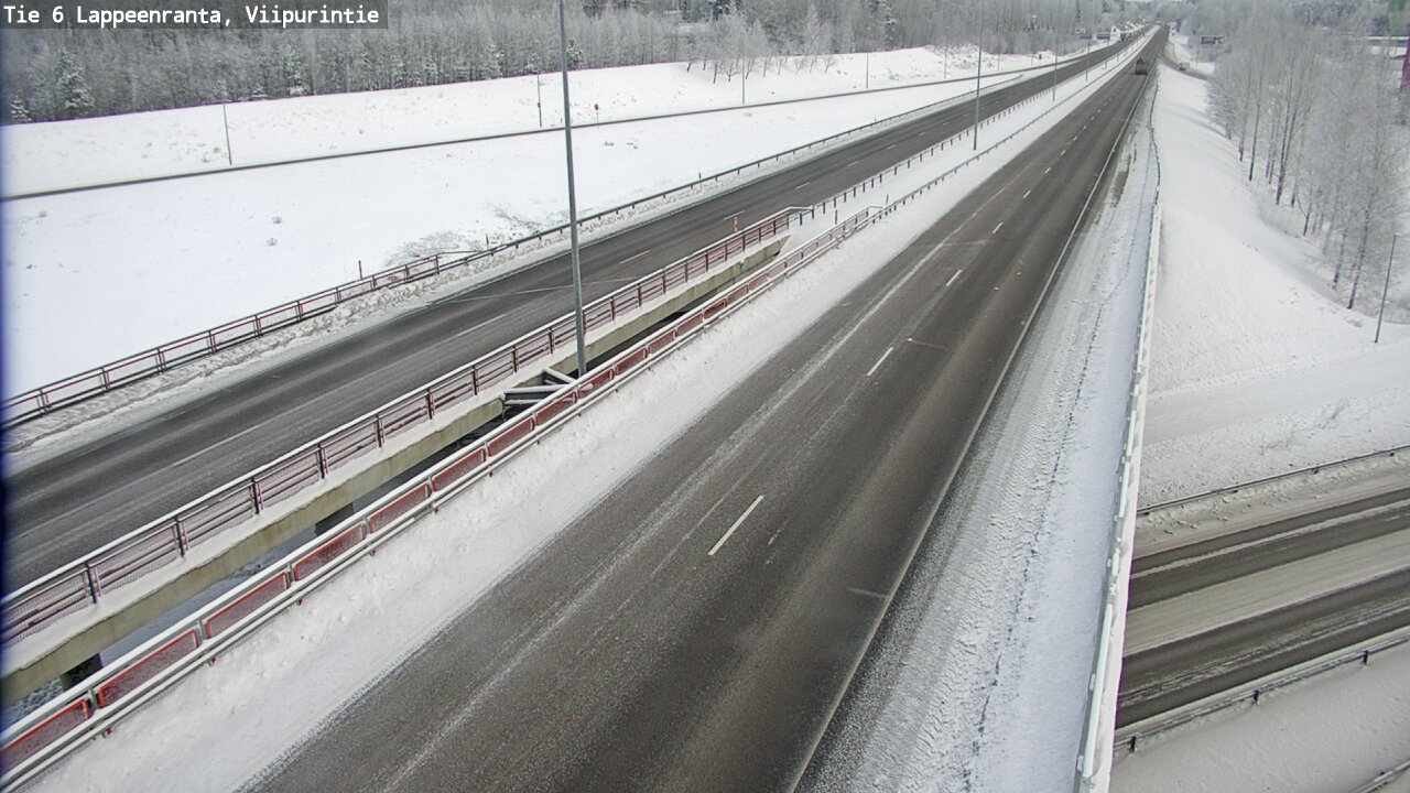 Weather Camera Image Road 6 Lappeenranta, Viipurintie, Lappeenranta, Etelä-Karjala