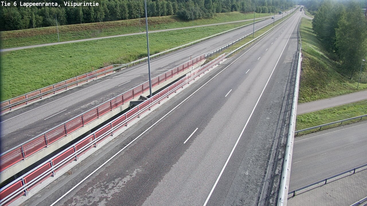 Weather Camera Image Road 6 Lappeenranta, Viipurintie, Lappeenranta, Etelä-Karjala