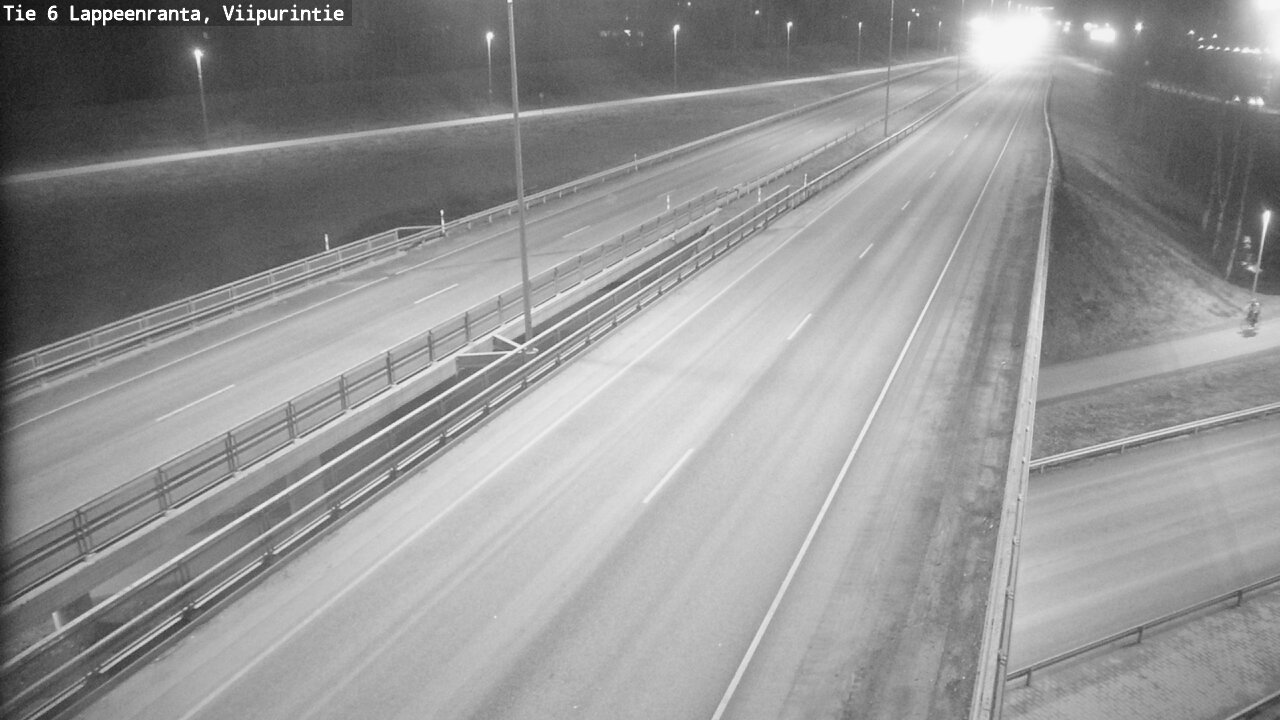 Weather Camera Image Road 6 Lappeenranta, Viipurintie, Lappeenranta, Etelä-Karjala