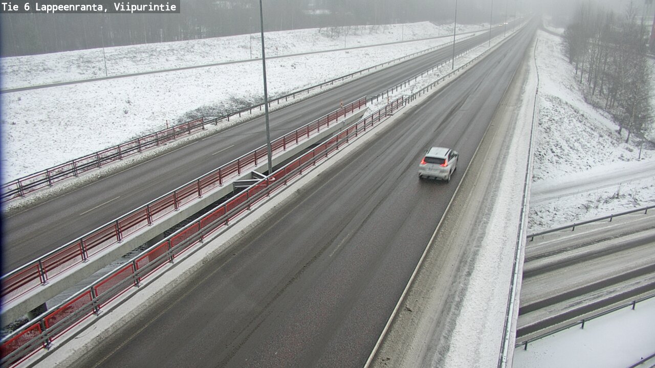Weather Camera Image Väg 6 Villmanstrand, Viipurintie, Lappeenranta, Etelä-Karjala