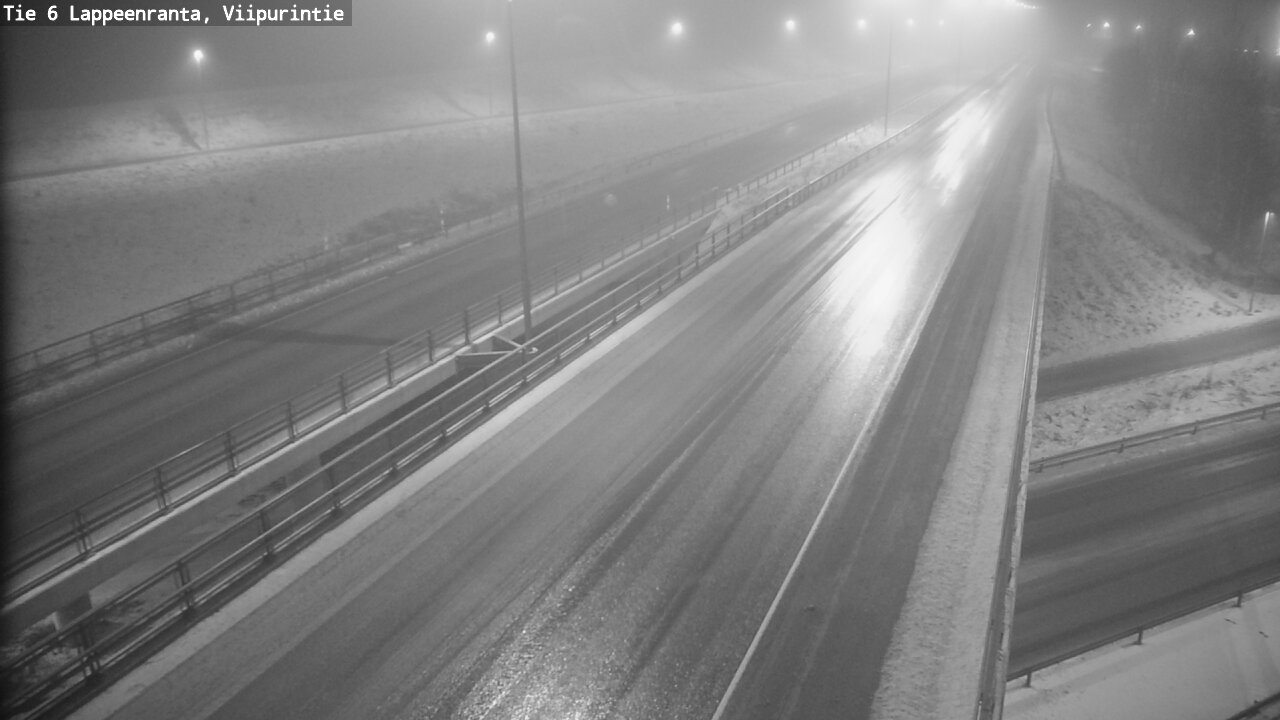Weather Camera Image Väg 6 Villmanstrand, Viipurintie, Lappeenranta, Etelä-Karjala