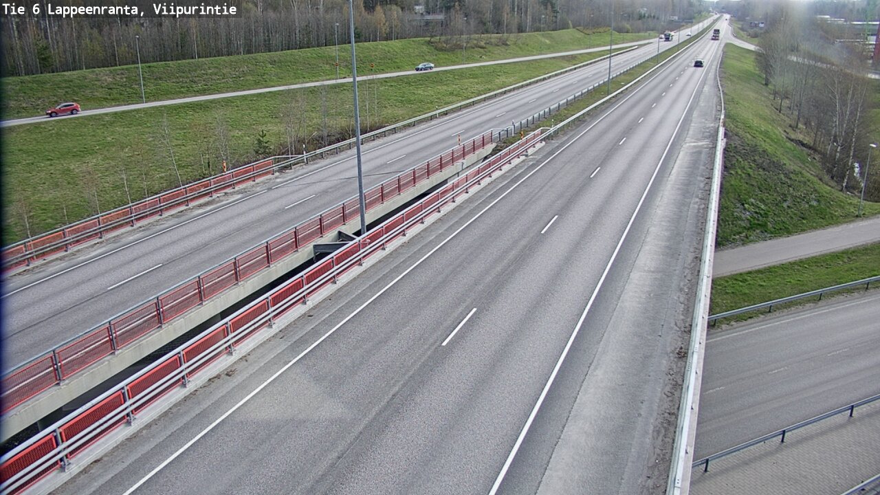Weather Camera Image Road 6 Lappeenranta, Viipurintie, Lappeenranta, Etelä-Karjala