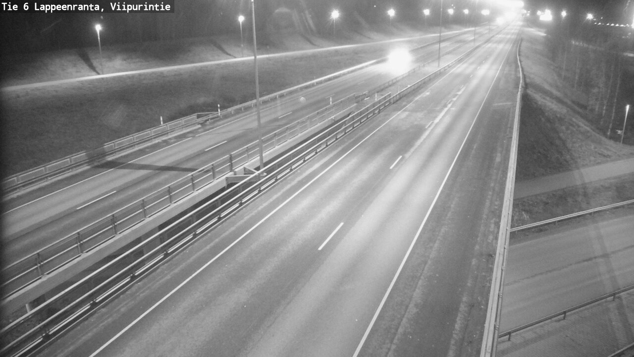 Weather Camera Image Väg 6 Villmanstrand, Viipurintie, Lappeenranta, Etelä-Karjala