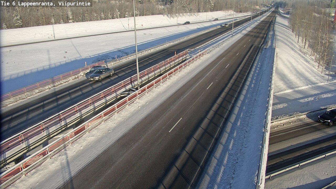 Weather Camera Image Road 6 Lappeenranta, Viipurintie, Lappeenranta, Etelä-Karjala