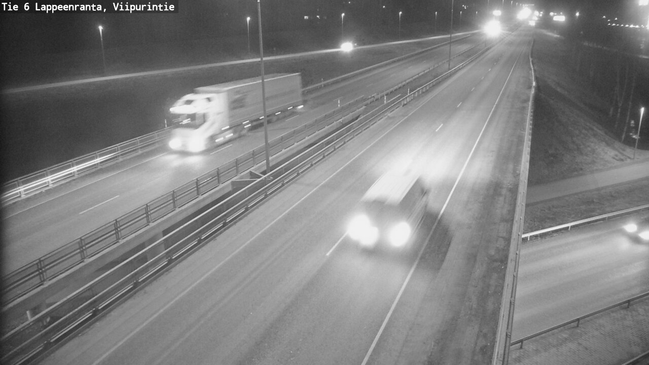 Weather Camera Image Road 6 Lappeenranta, Viipurintie, Lappeenranta, Etelä-Karjala