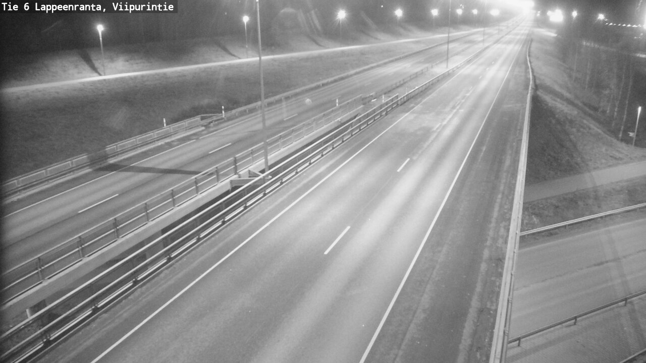 Weather Camera Image Road 6 Lappeenranta, Viipurintie, Lappeenranta, Etelä-Karjala