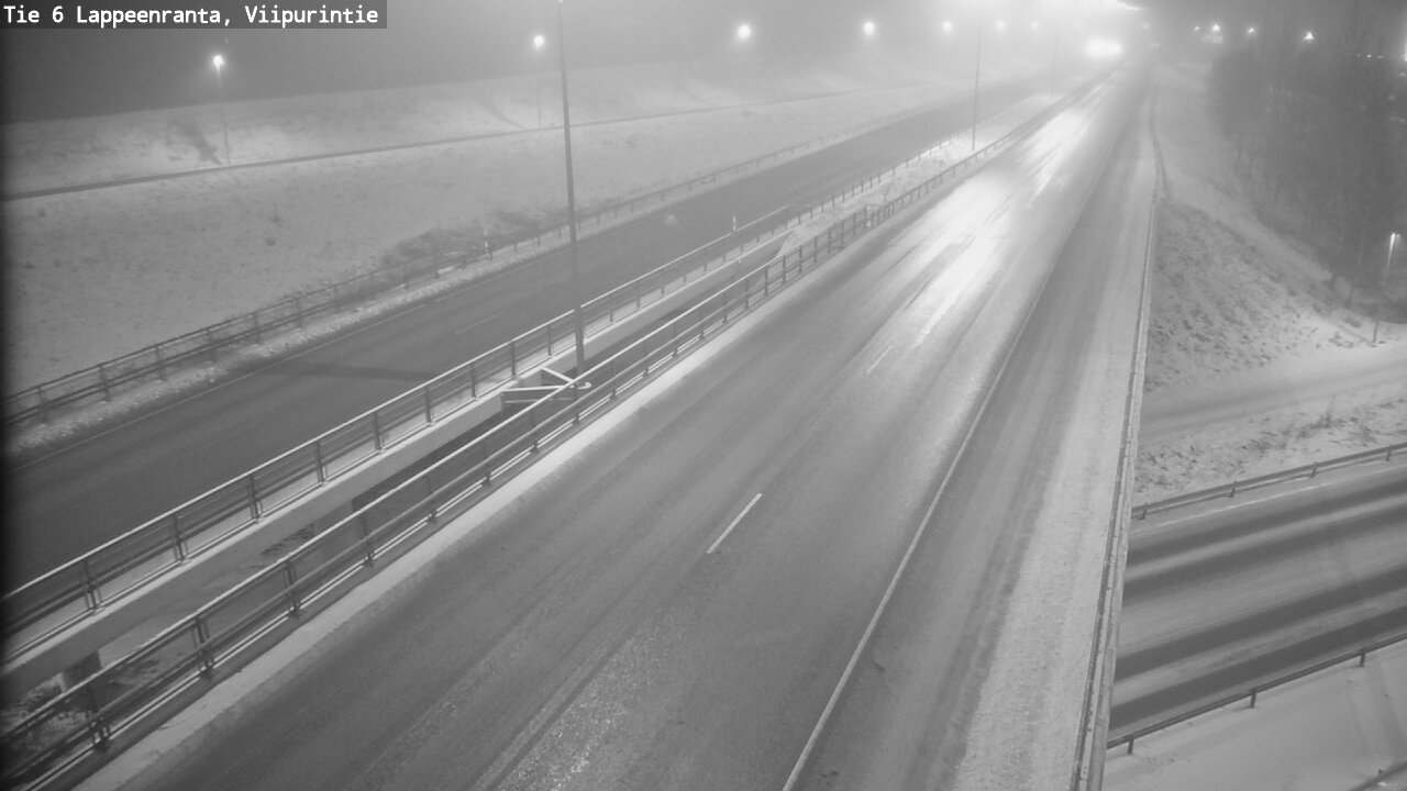 Weather Camera Image Väg 6 Villmanstrand, Viipurintie, Lappeenranta, Etelä-Karjala