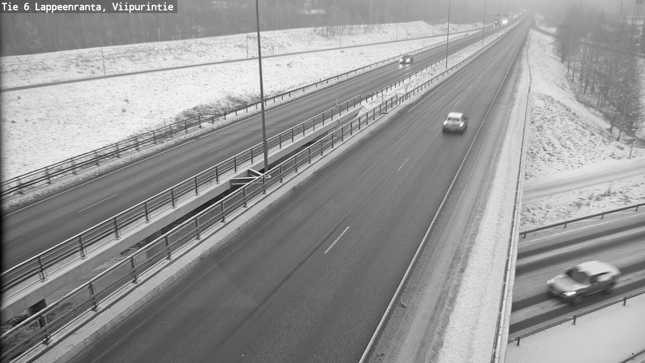 Weather Camera Image Väg 6 Villmanstrand, Viipurintie, Lappeenranta, Etelä-Karjala