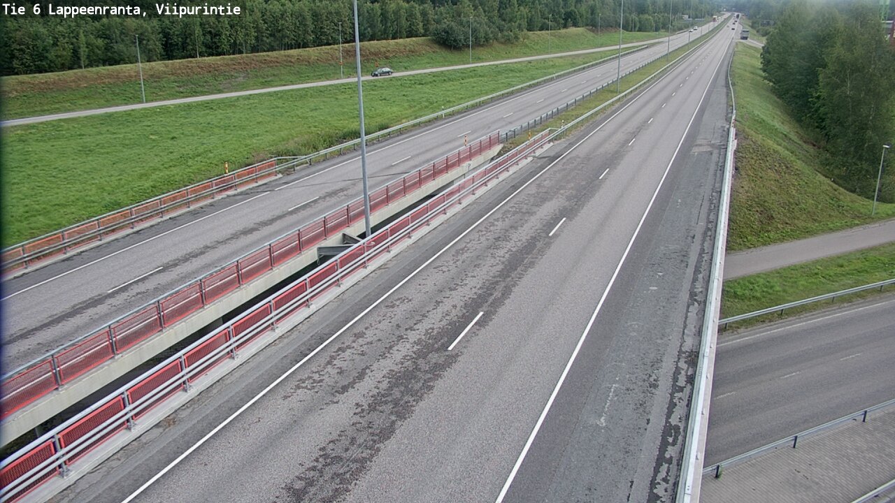 Weather Camera Image Road 6 Lappeenranta, Viipurintie, Lappeenranta, Etelä-Karjala