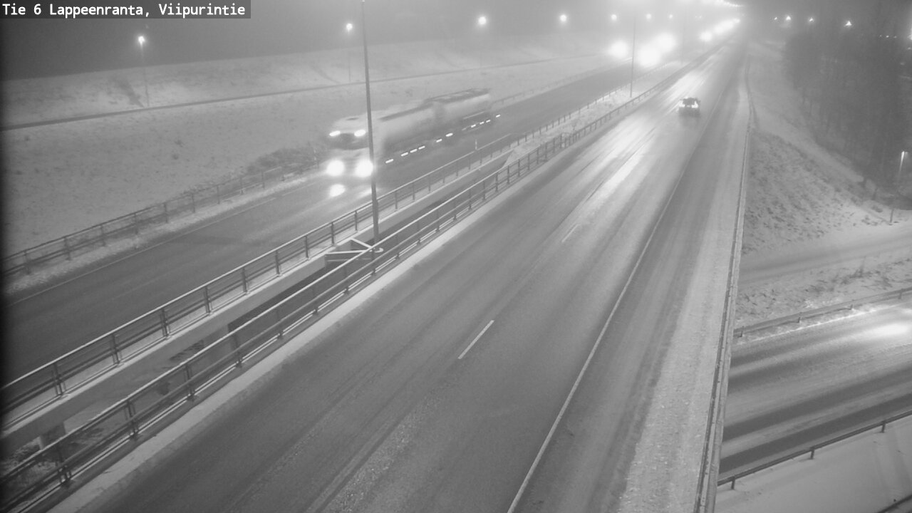 Weather Camera Image Väg 6 Villmanstrand, Viipurintie, Lappeenranta, Etelä-Karjala