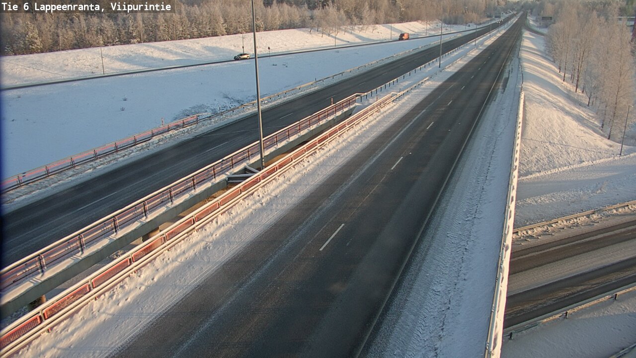 Weather Camera Image Road 6 Lappeenranta, Viipurintie, Lappeenranta, Etelä-Karjala