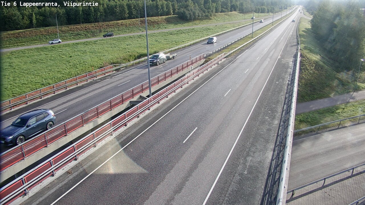 Weather Camera Image Road 6 Lappeenranta, Viipurintie, Lappeenranta, Etelä-Karjala