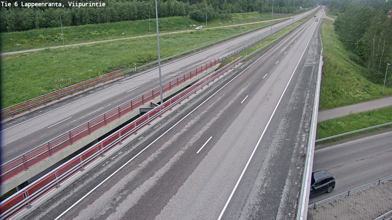 Weather Camera Image Väg 6 Villmanstrand, Viipurintie, Lappeenranta, Etelä-Karjala