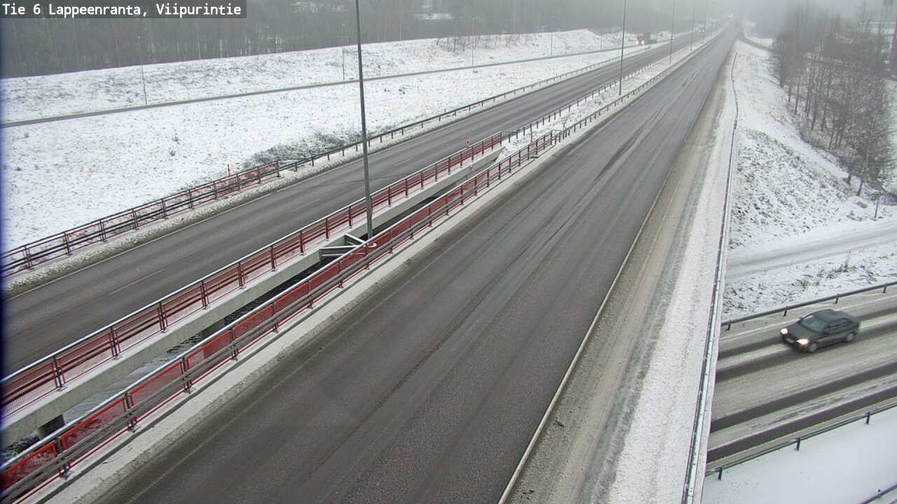 Weather Camera Image Väg 6 Villmanstrand, Viipurintie, Lappeenranta, Etelä-Karjala