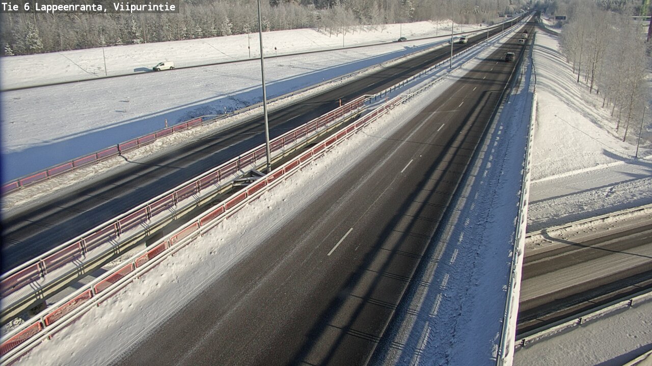 Weather Camera Image Road 6 Lappeenranta, Viipurintie, Lappeenranta, Etelä-Karjala