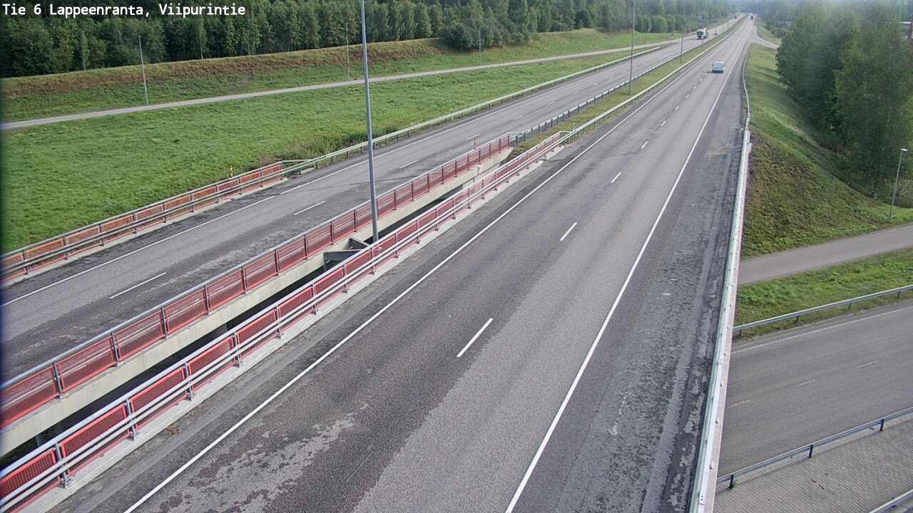 Weather Camera Image Road 6 Lappeenranta, Viipurintie, Lappeenranta, Etelä-Karjala