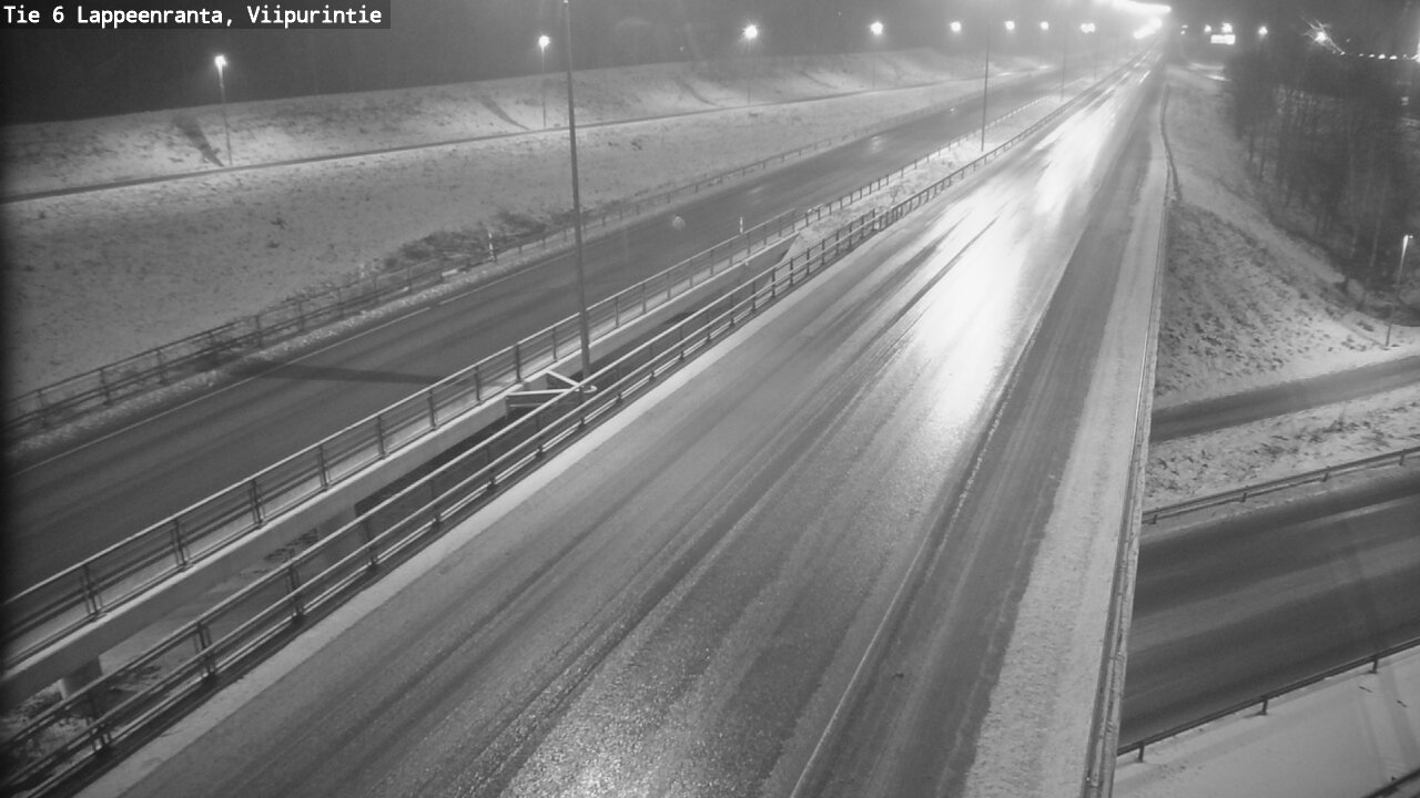 Weather Camera Image Väg 6 Villmanstrand, Viipurintie, Lappeenranta, Etelä-Karjala