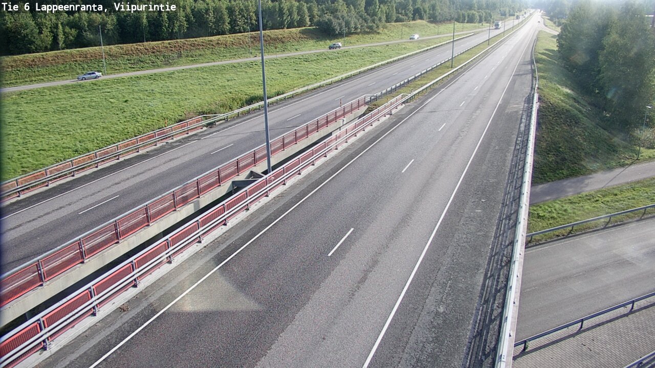 Weather Camera Image Road 6 Lappeenranta, Viipurintie, Lappeenranta, Etelä-Karjala