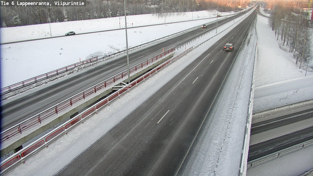Weather Camera Image Road 6 Lappeenranta, Viipurintie, Lappeenranta, Etelä-Karjala