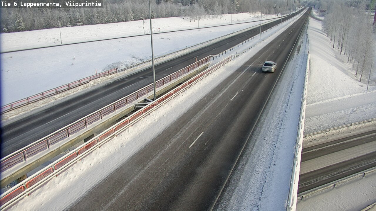 Weather Camera Image Road 6 Lappeenranta, Viipurintie, Lappeenranta, Etelä-Karjala
