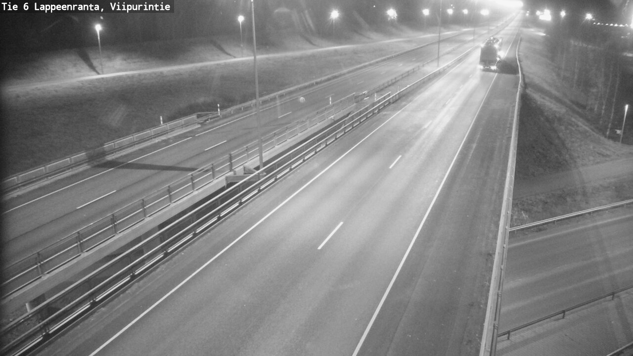 Weather Camera Image Road 6 Lappeenranta, Viipurintie, Lappeenranta, Etelä-Karjala