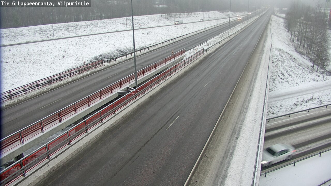 Weather Camera Image Väg 6 Villmanstrand, Viipurintie, Lappeenranta, Etelä-Karjala