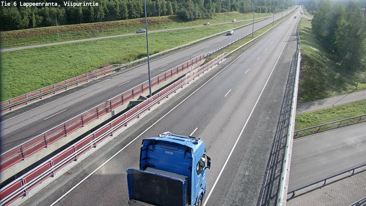 Weather Camera Image Road 6 Lappeenranta, Viipurintie, Lappeenranta, Etelä-Karjala