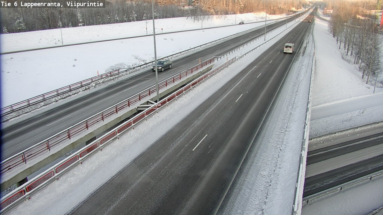 Weather Camera Image Road 6 Lappeenranta, Viipurintie, Lappeenranta, Etelä-Karjala